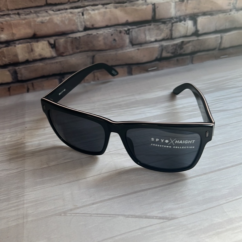 NWT Spy HAIGHT Sunglasses by Spy Square Black - Picture 2 of 7